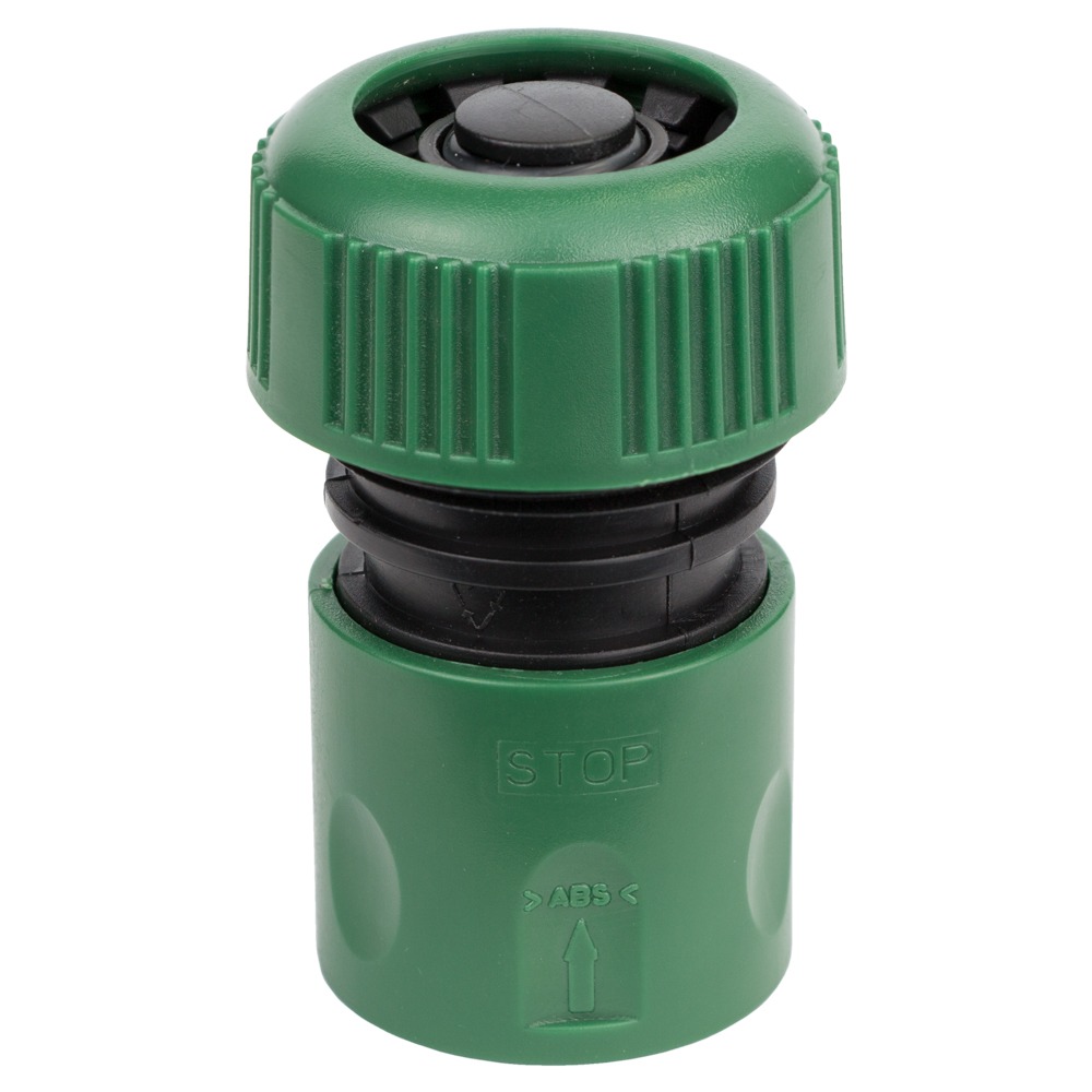 Конектор Grad 1/2" швидкознімний для шланга 3/4" аквастоп (ABS) Конектор Grad 1/2" швидкознімний для шланга 3/4" аквастоп (ABS)