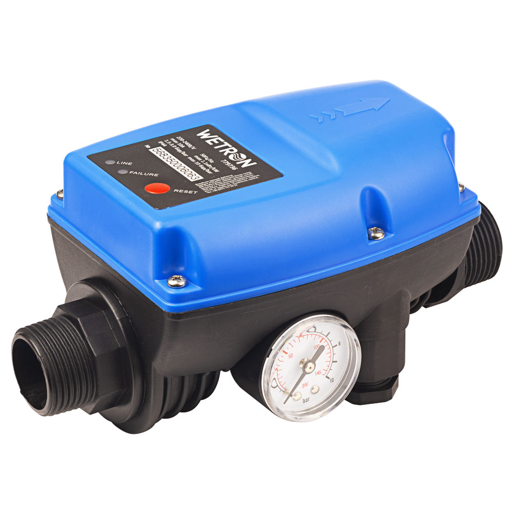 Контролер тиску електронний Wetron 1.1кВт Ø1" рег давл вкл 1.0-3.0 бар