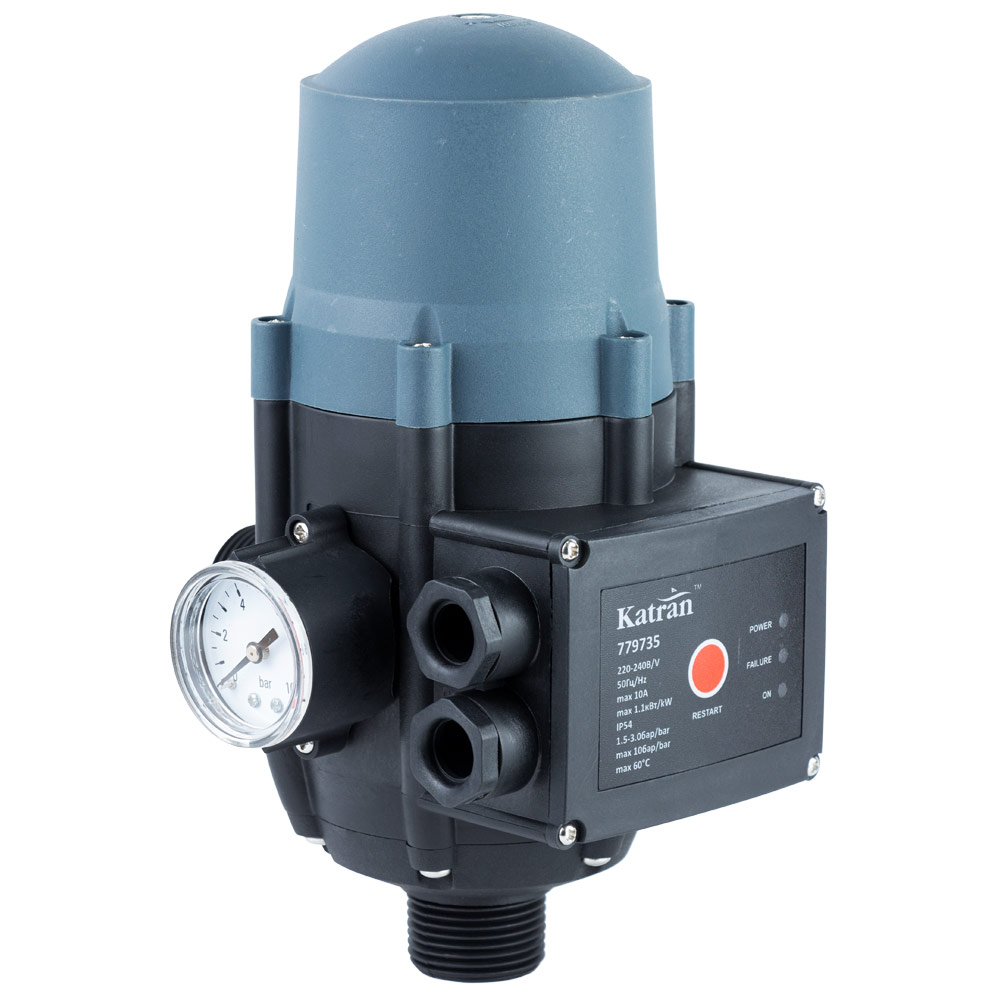 Контролер тиску електронний Wetron 1.1кВт Ø1" рег давл вкл 1.5-3.0 бар DSK-2.1