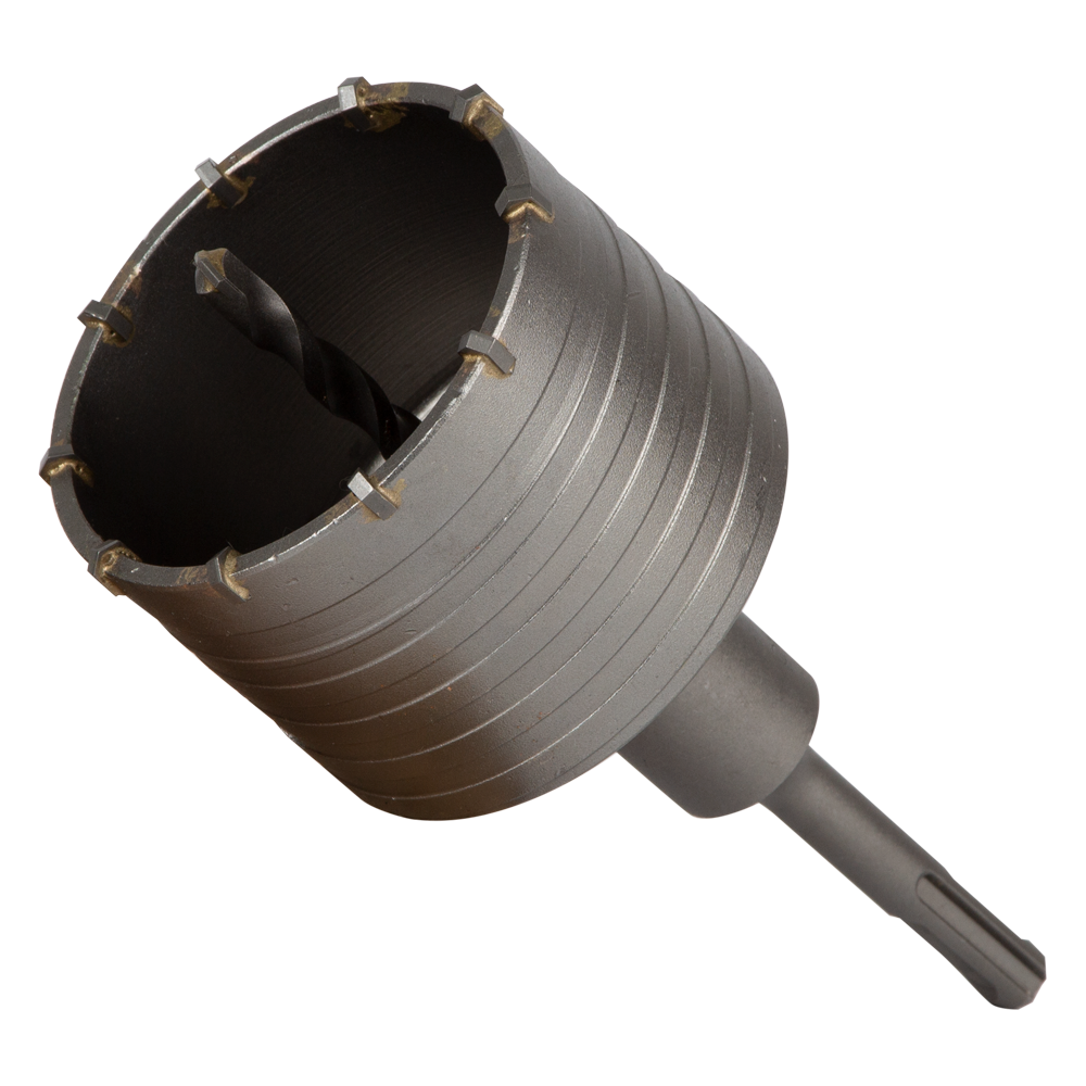 Коронка Grad по бетону Ø80 x 70 мм 10 зубців + SDS-plus хвостовик 110 мм Коронка Grad по бетону Ø80 x 70 мм 10 зубців + SDS-plus хвостовик 110 мм