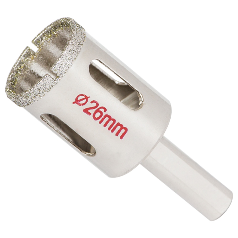 Коронка Sigma алмазна по кераміці і склу Ø26 мм Коронка Sigma алмазна по кераміці і склу Ø26 мм