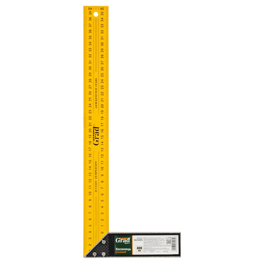 Косинець Grad сталевий 400 мм