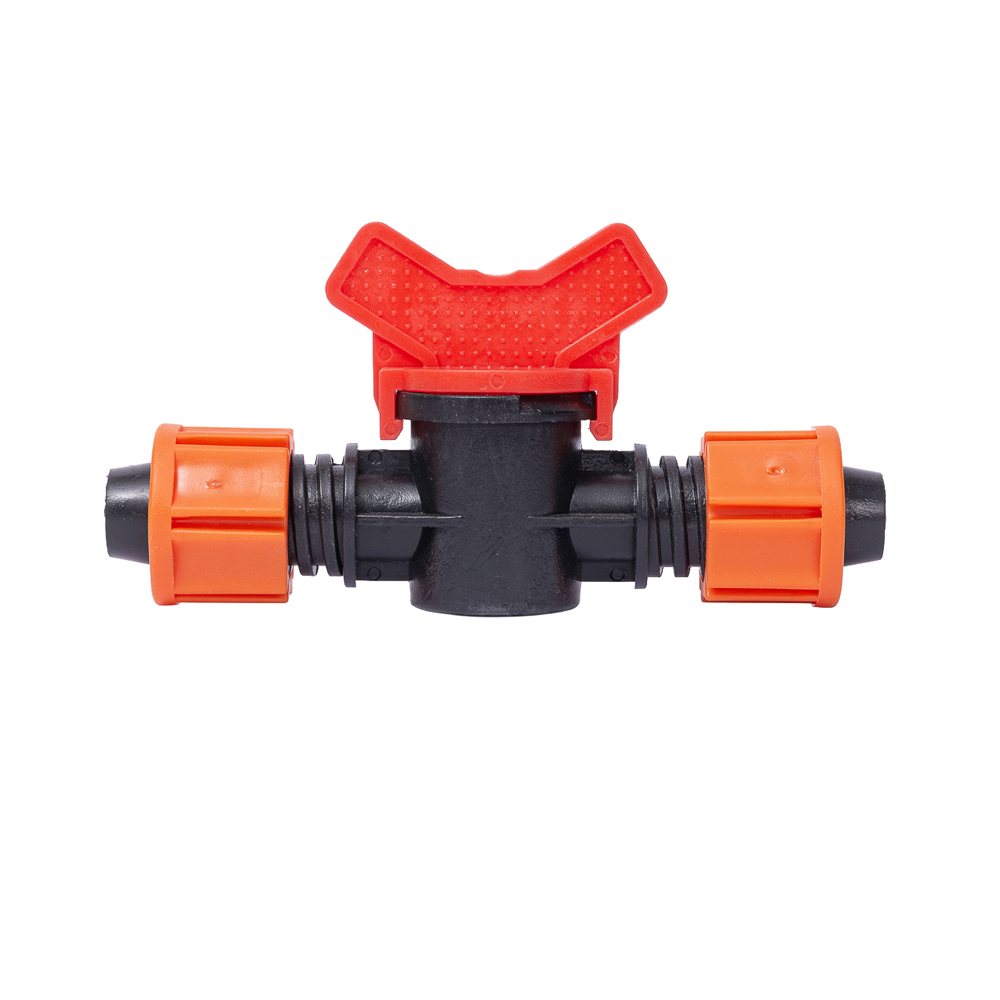 Кран Flora для крапельної стрічки Ø16 мм прохідний Кран Flora для крапельної стрічки Ø16 мм прохідний