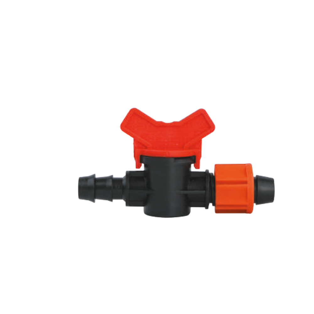 Кран-перехідник Flora для крапельної стрічки на трубку Ø16 мм