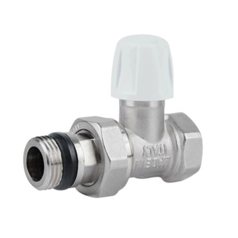 Кран радиаторный Icma 1/2" с антипротечкой прямой, без ручки (№815+940)