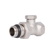 Кран радіаторний Thermo Alliance Base 1/2" ВЗ з антипротіканням прямий (SD227W15)