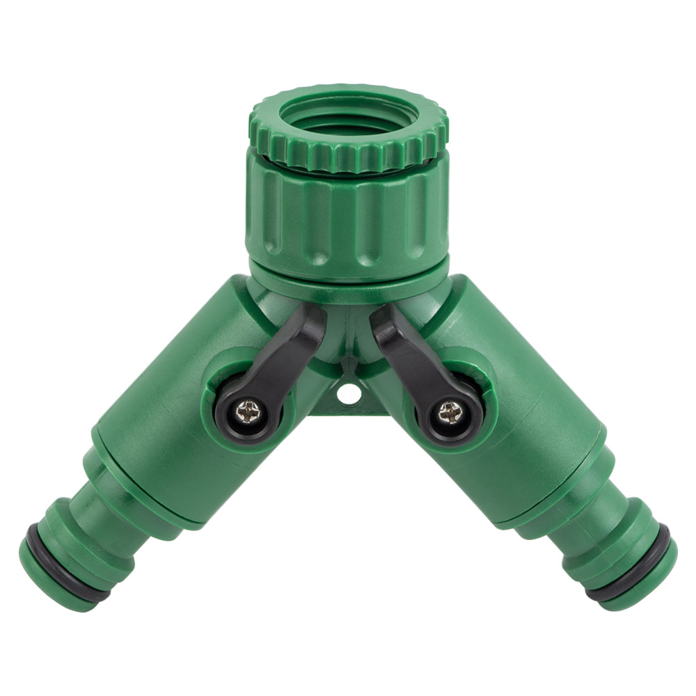 Кран розподільний Grad з адаптерами 1/2" 2-а виходу в/р 1/2" х 3/4" (ABS) Кран розподільний Grad з адаптерами 1/2" 2-а виходу в/р 1/2" х 3/4" (ABS)