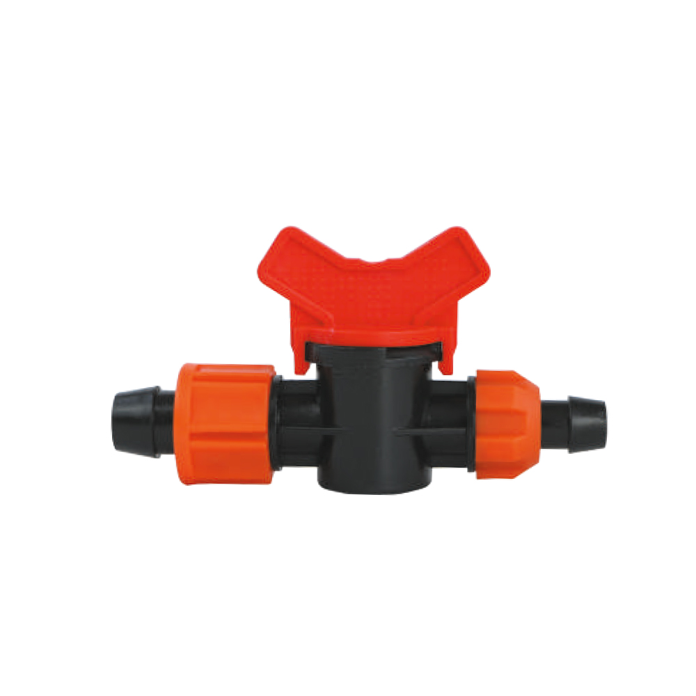 Кран стартовий Flora для крапельної стрічки Ø16 мм з піджимом