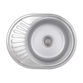 Кухонная мойка Brinex 5745 0,8 мм Satin (BRIN5745SAT08)