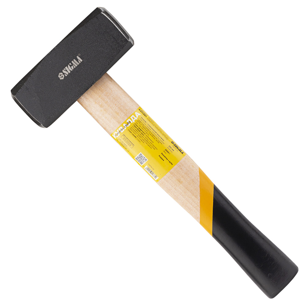 Кувалда Sigma 2000 г дерев'яна рукоятка (дуб) Кувалда Sigma 2000 г дерев'яна рукоятка (дуб)