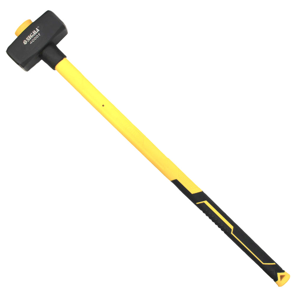 Кувалда Sigma 4000 г подовжена фібергласова рукоятка Кувалда Sigma 4000 г подовжена фібергласова рукоятка