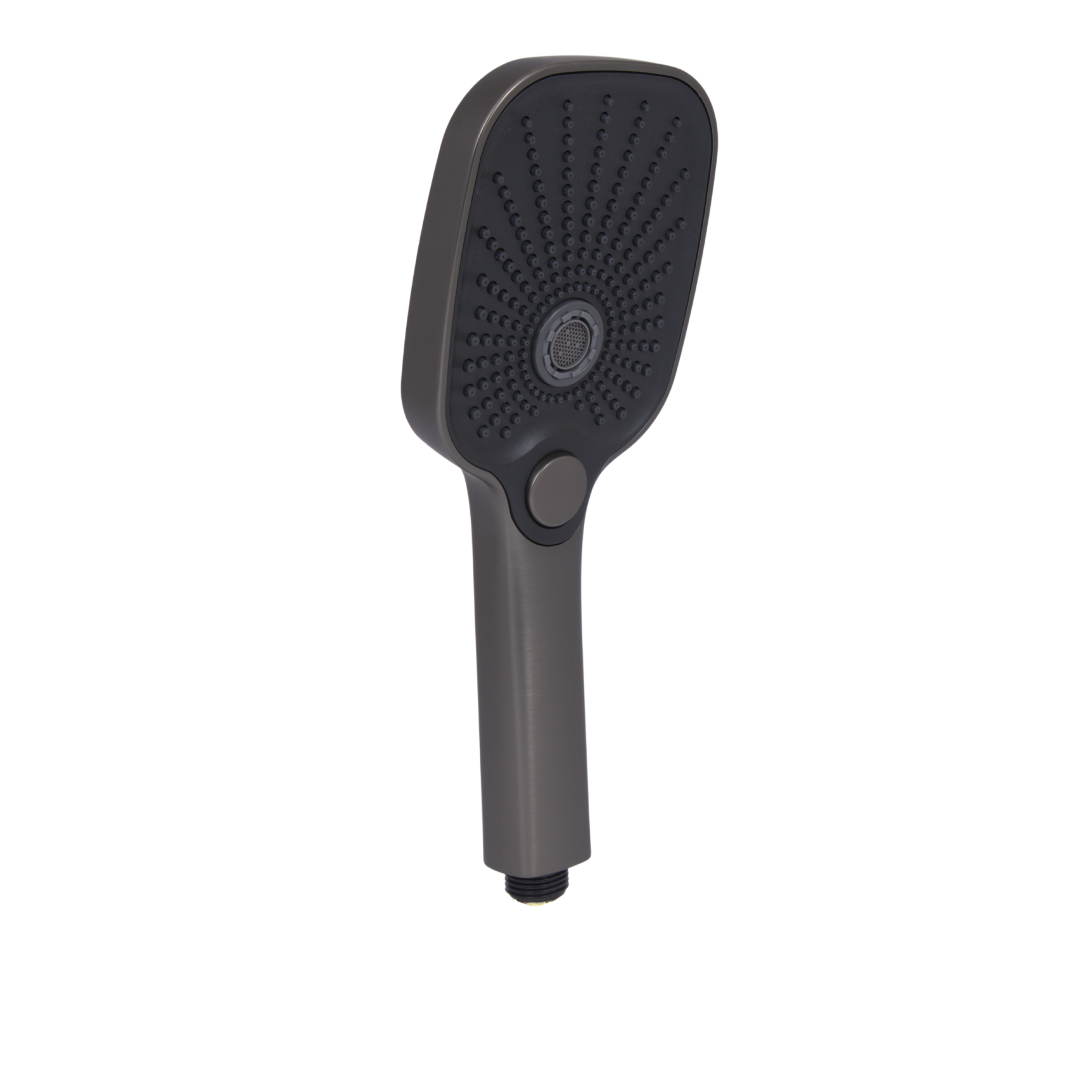 Лейка для ручного душа для душевых систем Qtap Gemini Gunmetal Black PVD (43 x 100 x 260) (QTGEM43100260GMB50073)