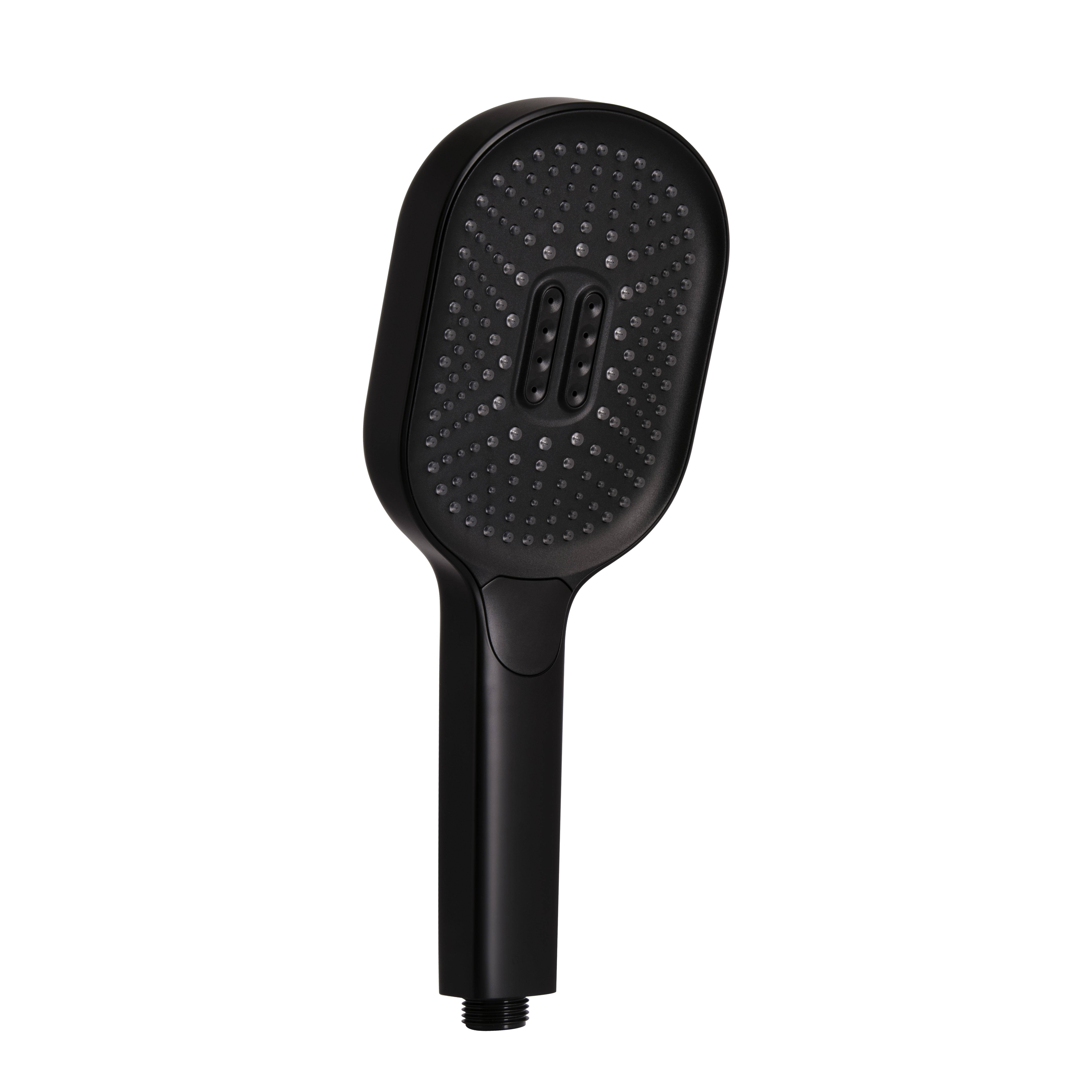 Лійка для ручного душу Qtap Rucni 140*110 мм Black Matt (QTRUC125BLM45961)