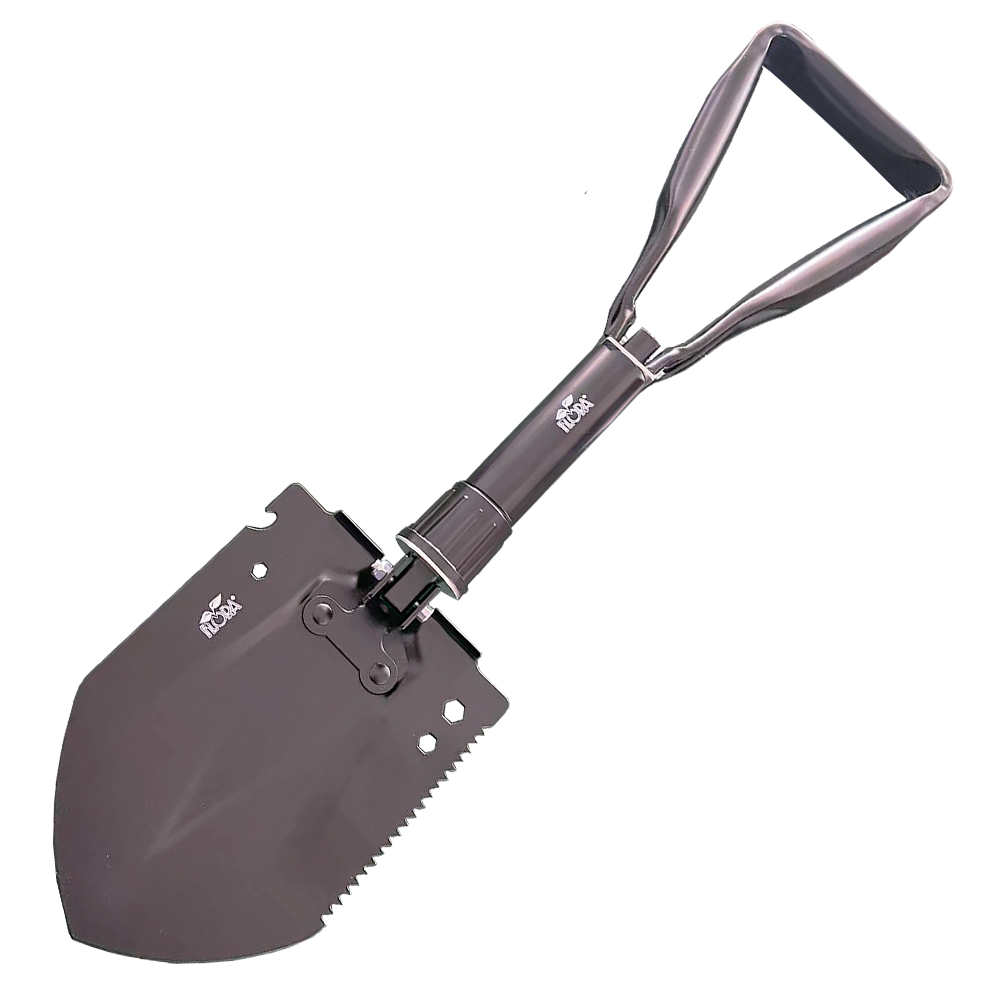 Лопата Flora саперна складна 205 х 150 х 580 мм 0.95 кг з чохлом
