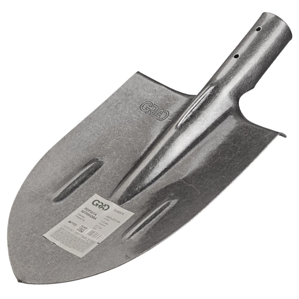 Лопата Grad штикова 400 х 210 х 1.3 мм 0.7 кг лакове покриття Лопата Grad штикова 400 х 210 х 1.3 мм 0.7 кг лакове покриття