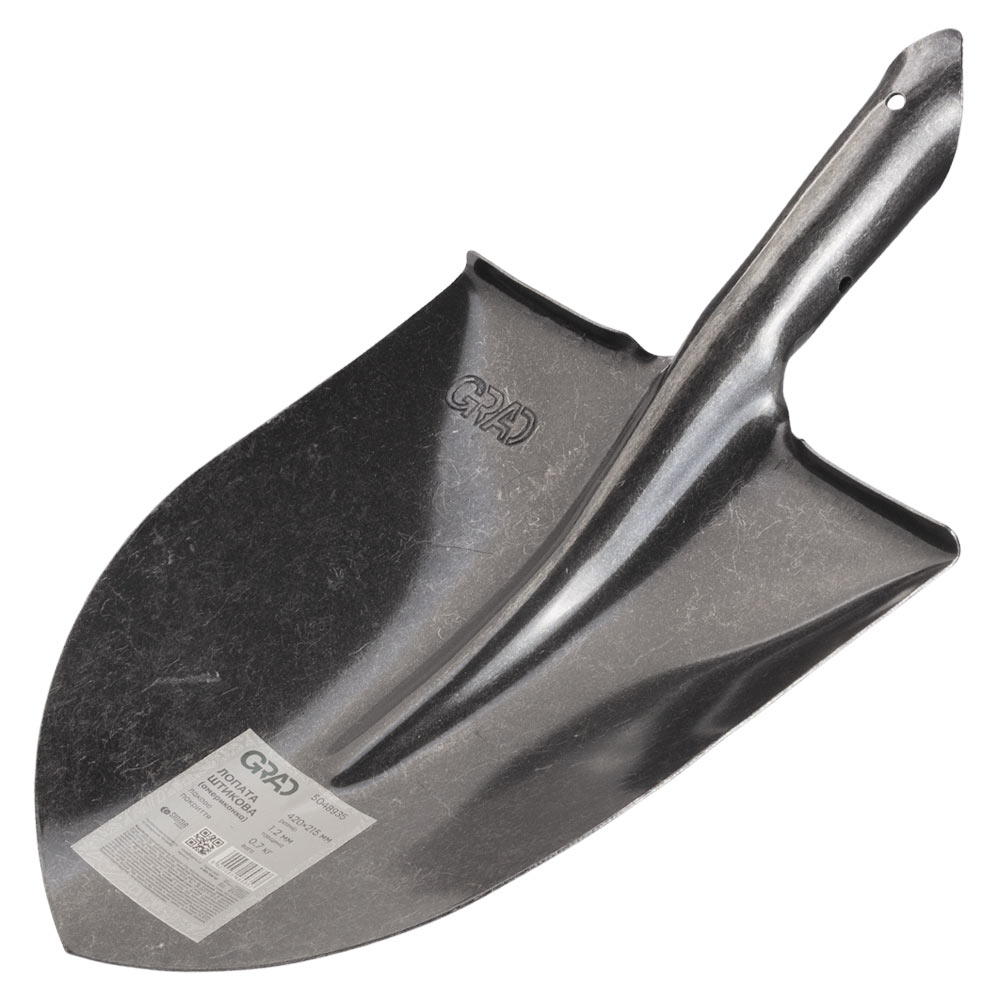 Лопата Grad штикова (американка) 420 х 215 х 1.2 мм 0.7 кг лакове покриття