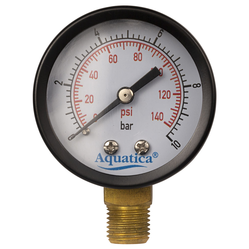 Манометр Aquatica радіальний 0-10 бар 50 мм