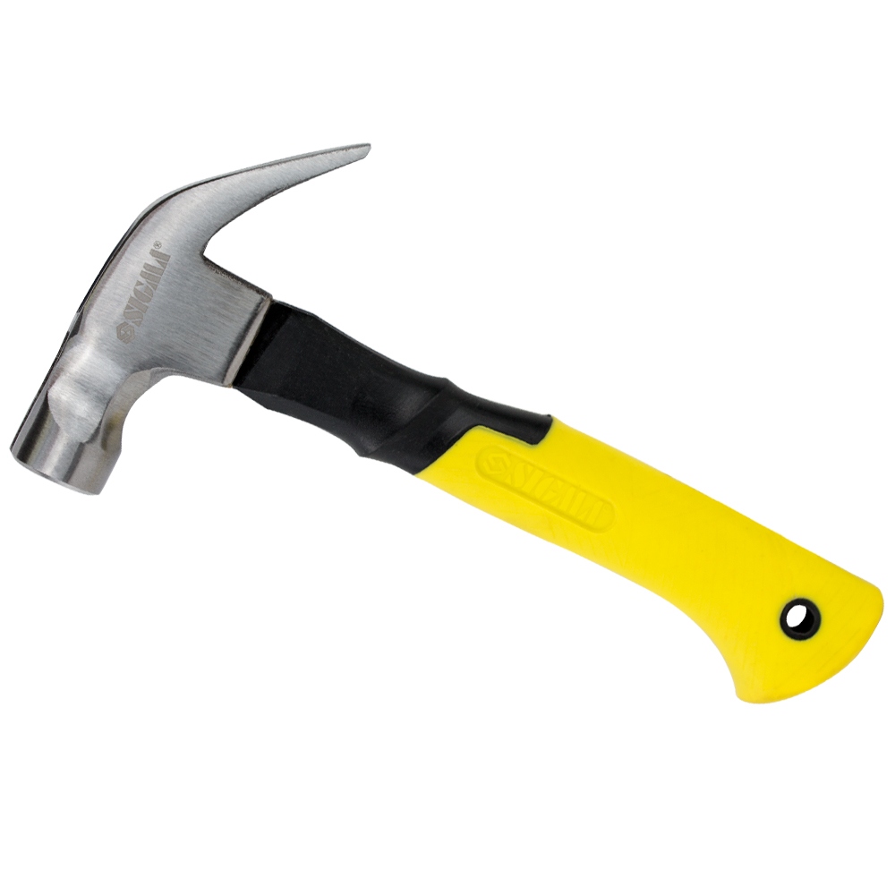 Молоток-цвяходер Sigma 225 г фібергласова рукоятка (магніт)