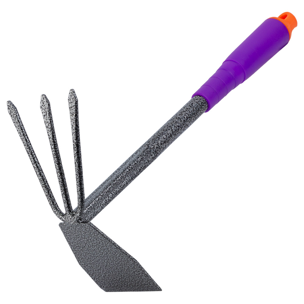 Мотика Grad комбінована плоска + 3-х зуба (ABS) порожниста ручка Мотика Grad комбінована плоска + 3-х зуба (ABS) порожниста ручка