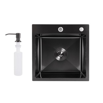 Мойка для кухни интегрированная Lidz Handmade H4545HB Decor Black PVD Honeycomb 2,5/0,5 мм (LDH4545HDECBLM49438)