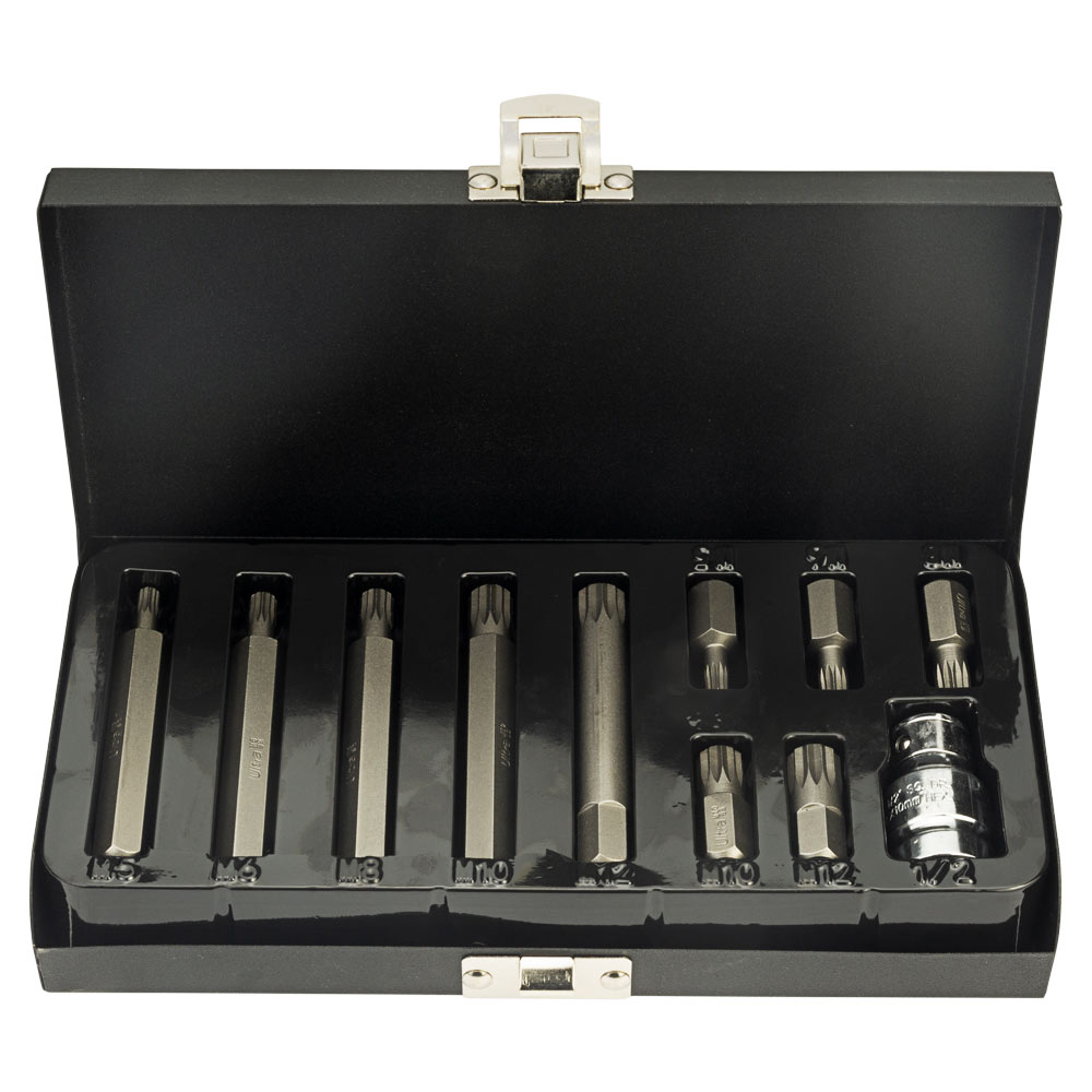 Набір біт Ultra Spline S2 10 мм 11 шт (металевий кейс) Набір біт Ultra Spline S2 10 мм 11 шт (металевий кейс)