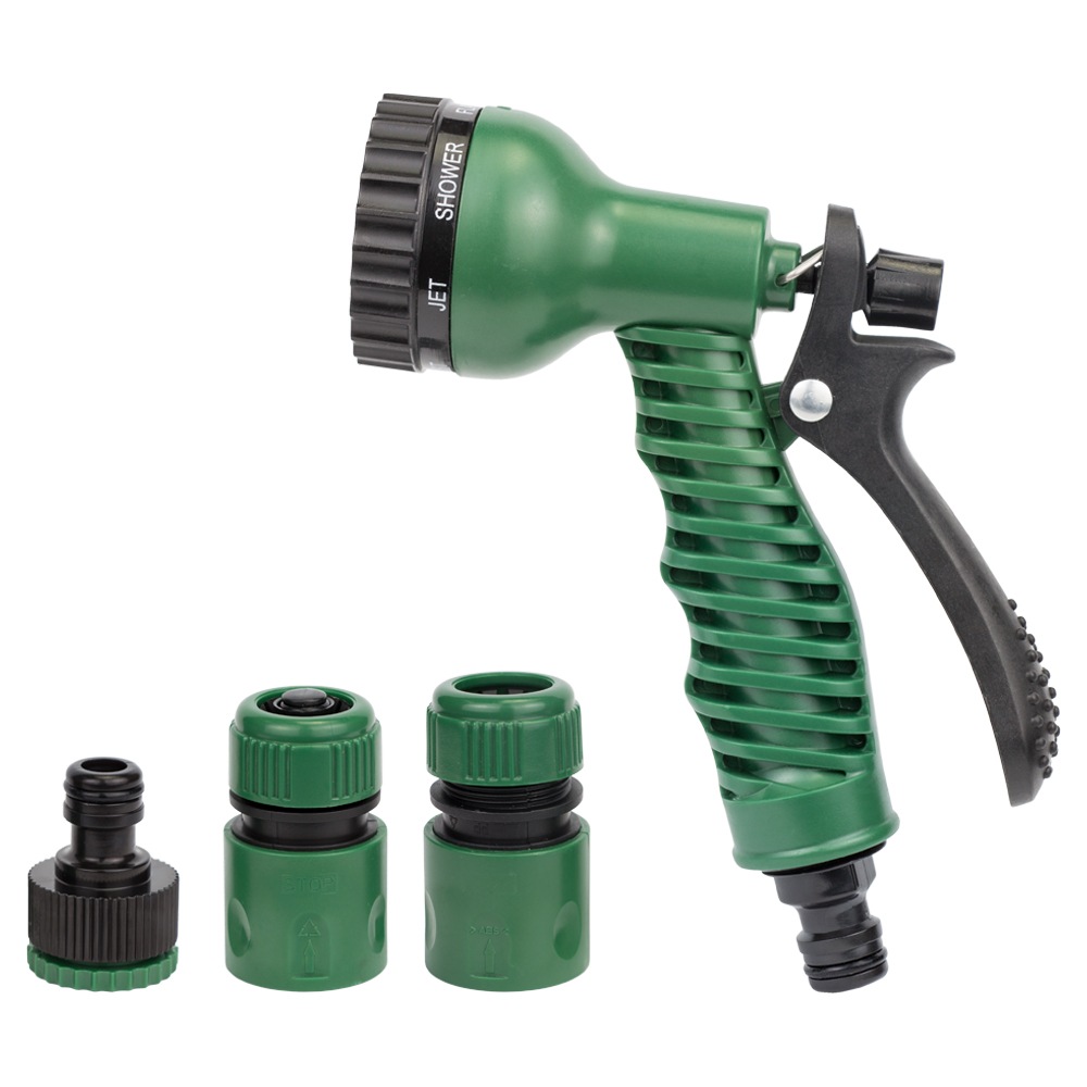 Набір для поливу Grad пістолет-розпилювач 7 режимів, 2 конектори 1/2" + адаптер 1/2-3/4" (ABS) Набір для поливу Grad пістолет-розпилювач 7 режимів, 2 конектори 1/2" + адаптер 1/2-3/4" (ABS)