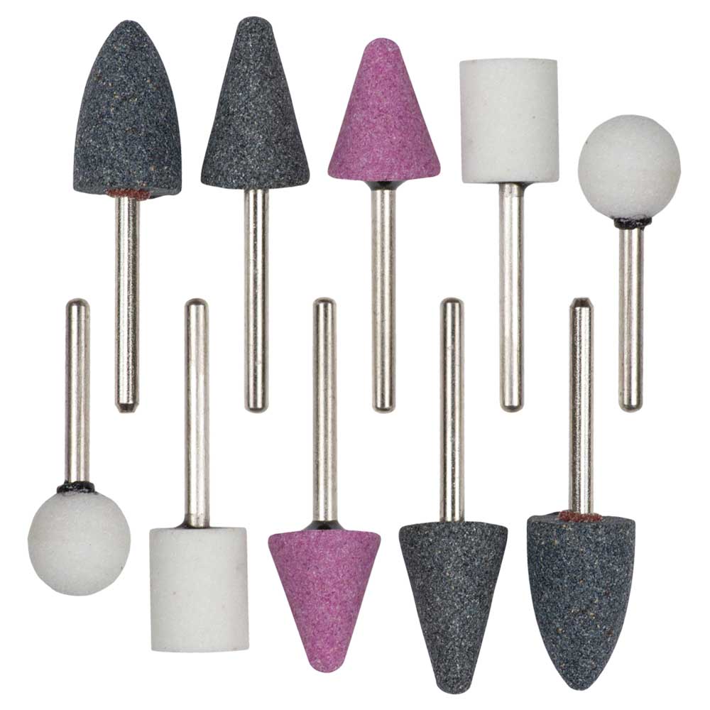Набір головок шліфувальних Sigma 10 шт хвостовик Ø3.2 мм