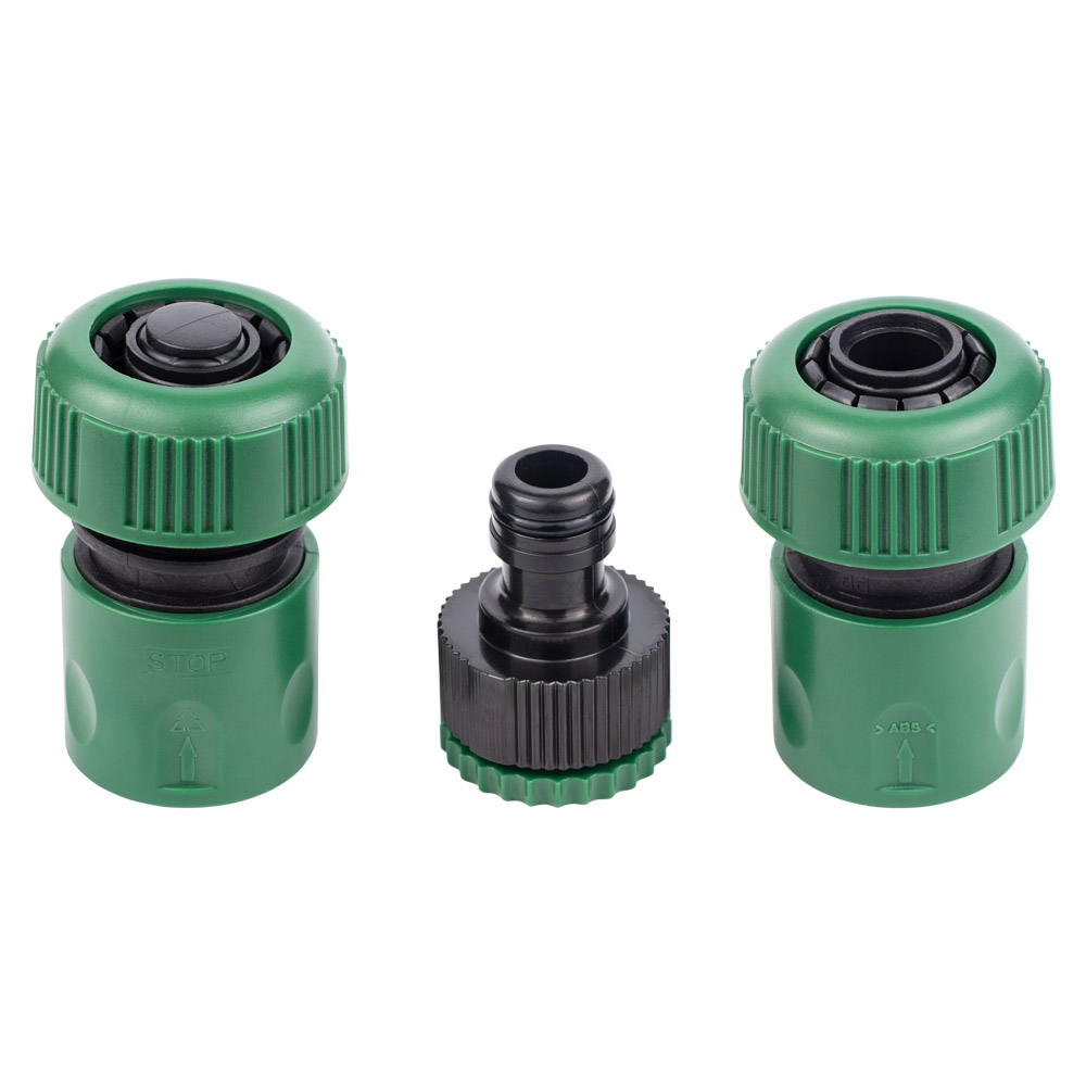 Набір конекторів Grad 1/2" + адаптер в/р 1/2" х 3/4" для шланга 3/4" (ABS)