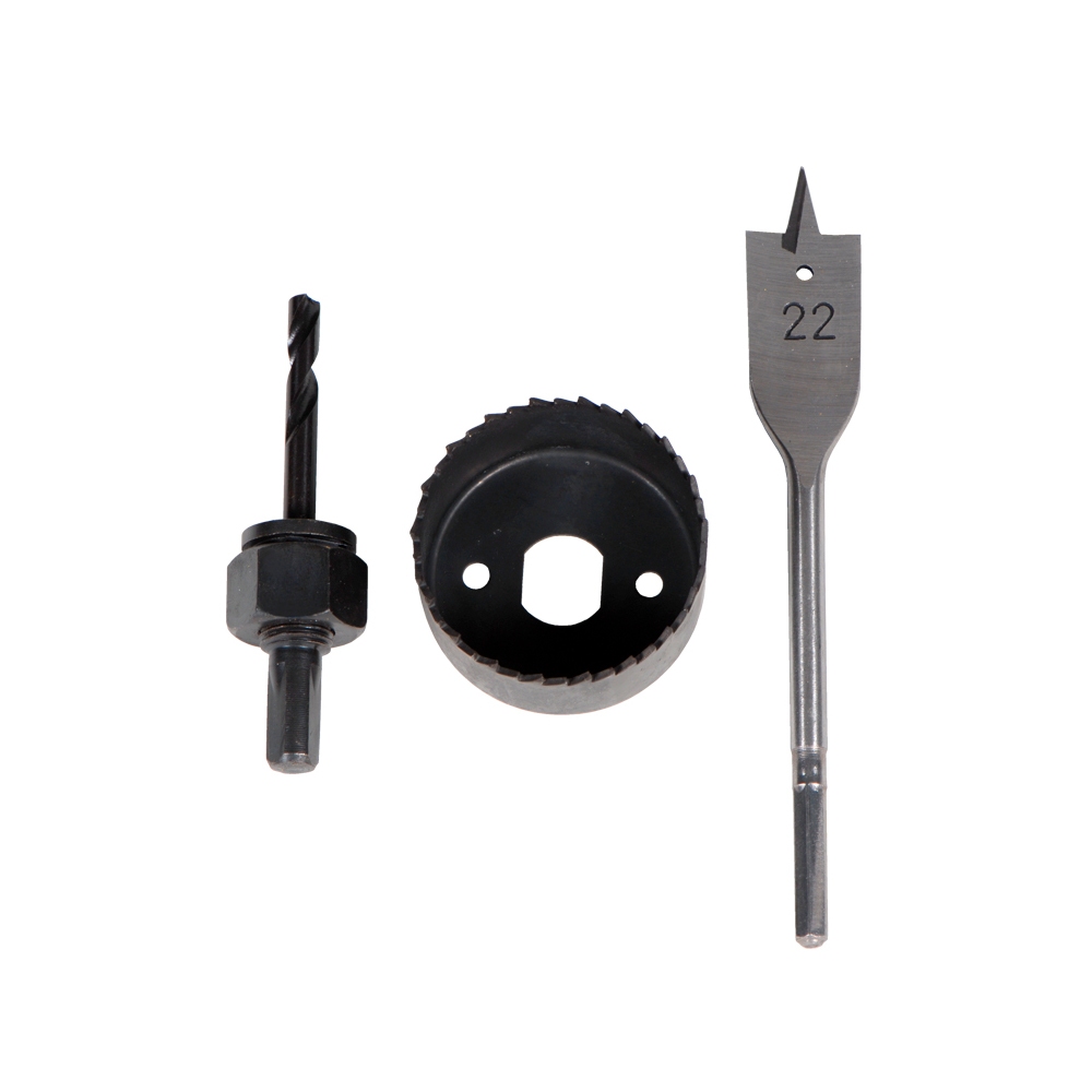 Набір монтажний Sigma для встановлення замку 3 предмета (коронка Ø54 мм, свердло перове Ø22 мм)