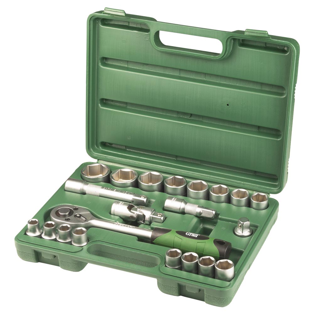Набір насадок торцевих Grad 1/2" 21 шт Набір насадок торцевих Grad 1/2" 21 шт