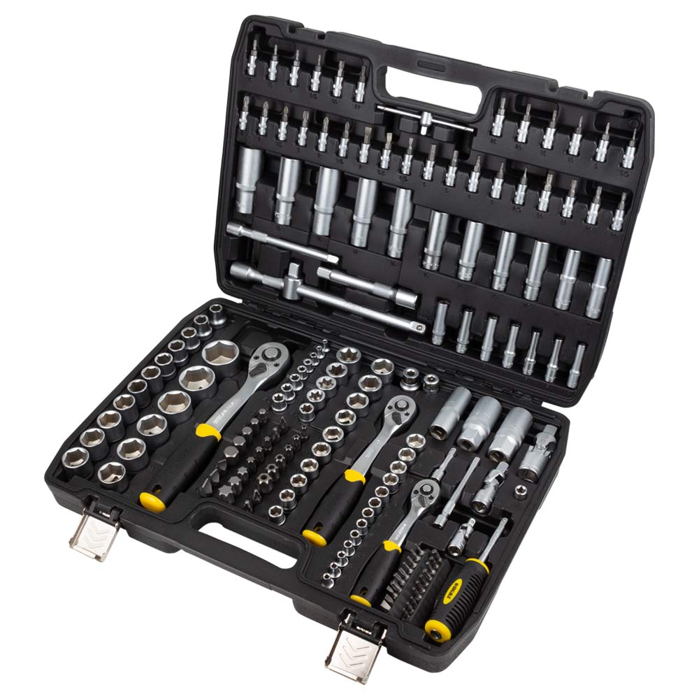 Набор головок торцевых и бит Sigma CrV 1/4", 3/8", 1/2" 171 шт