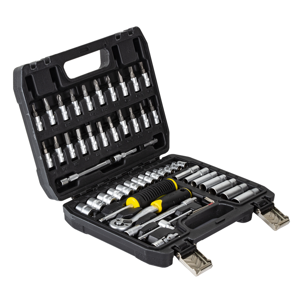 Набір насадок торцевих і біти Sigma CrV 1/4" 53 шт Набір насадок торцевих і біти Sigma CrV 1/4" 53 шт