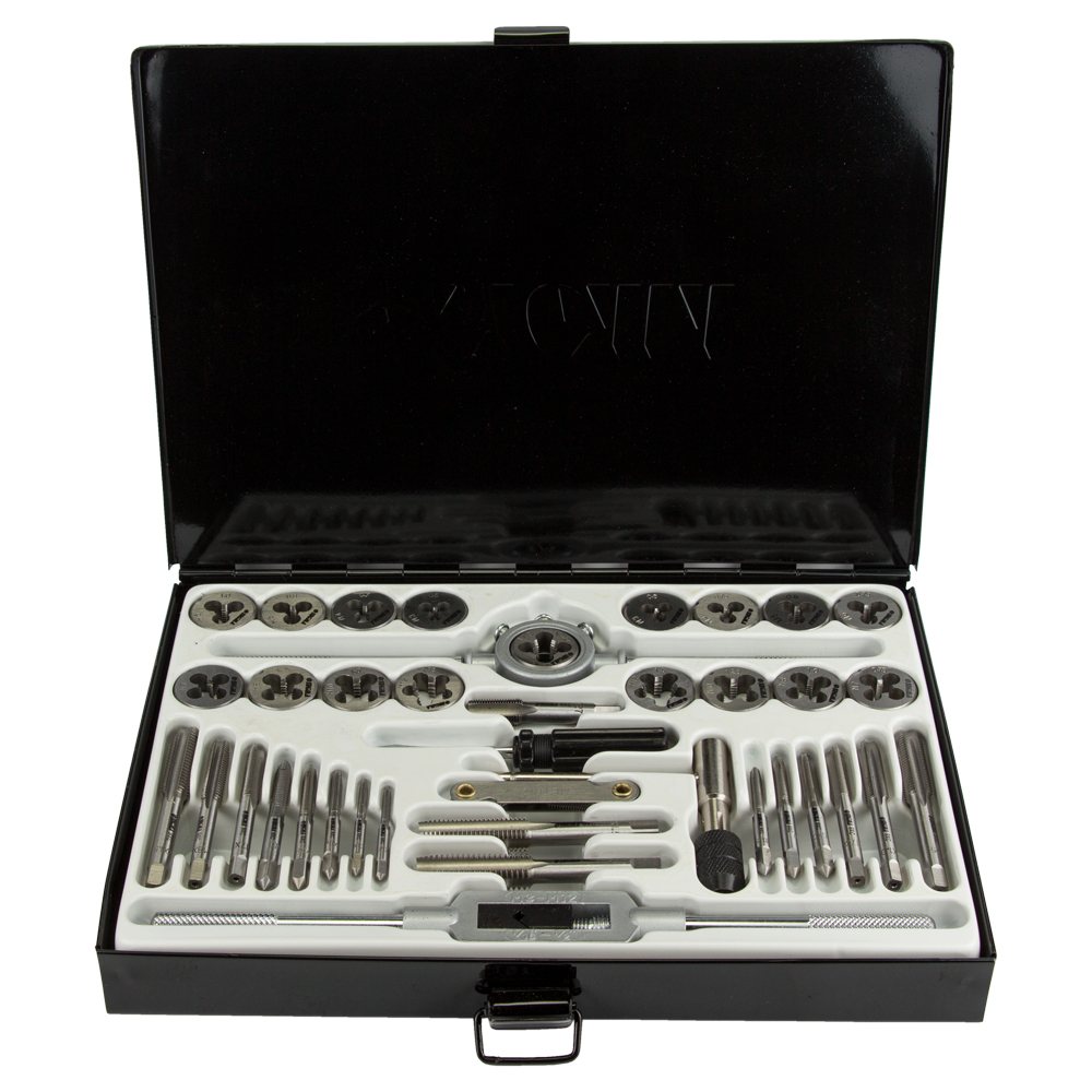 Набір плашок і мітчиків Sigma 40 предметів (металевий кейс)