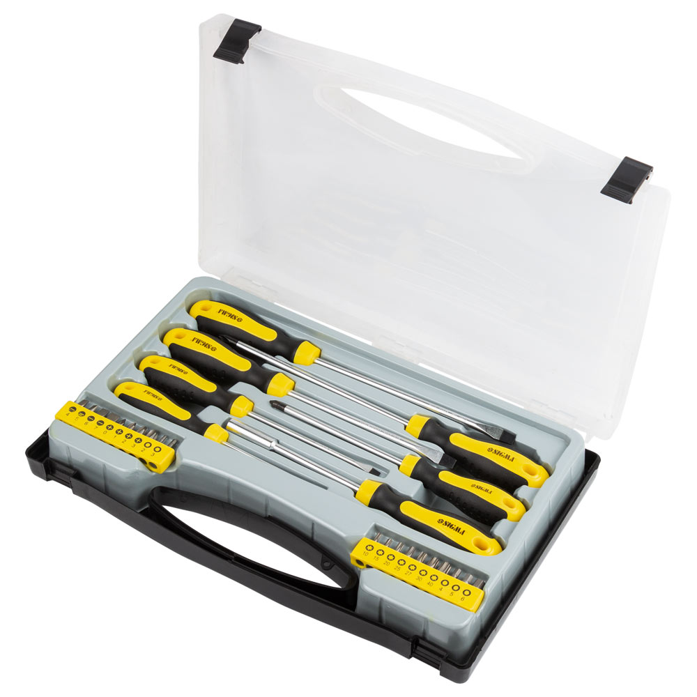 Набір викруток Sigma CrV + біти 27 шт (кейс)