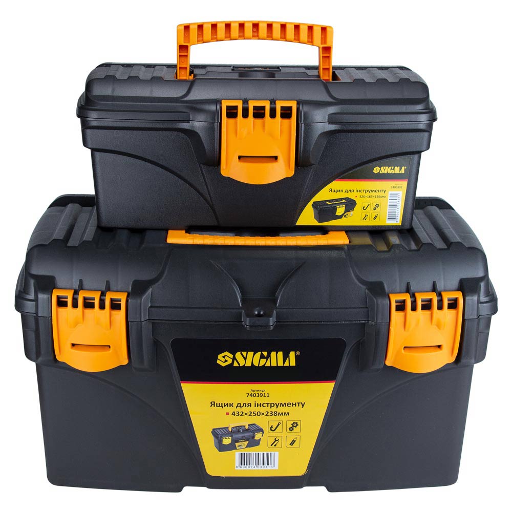 Набір ящиків для інструменту Sigma 2в1 320 x 165 x 136 мм, 432 x 250 x 238 мм