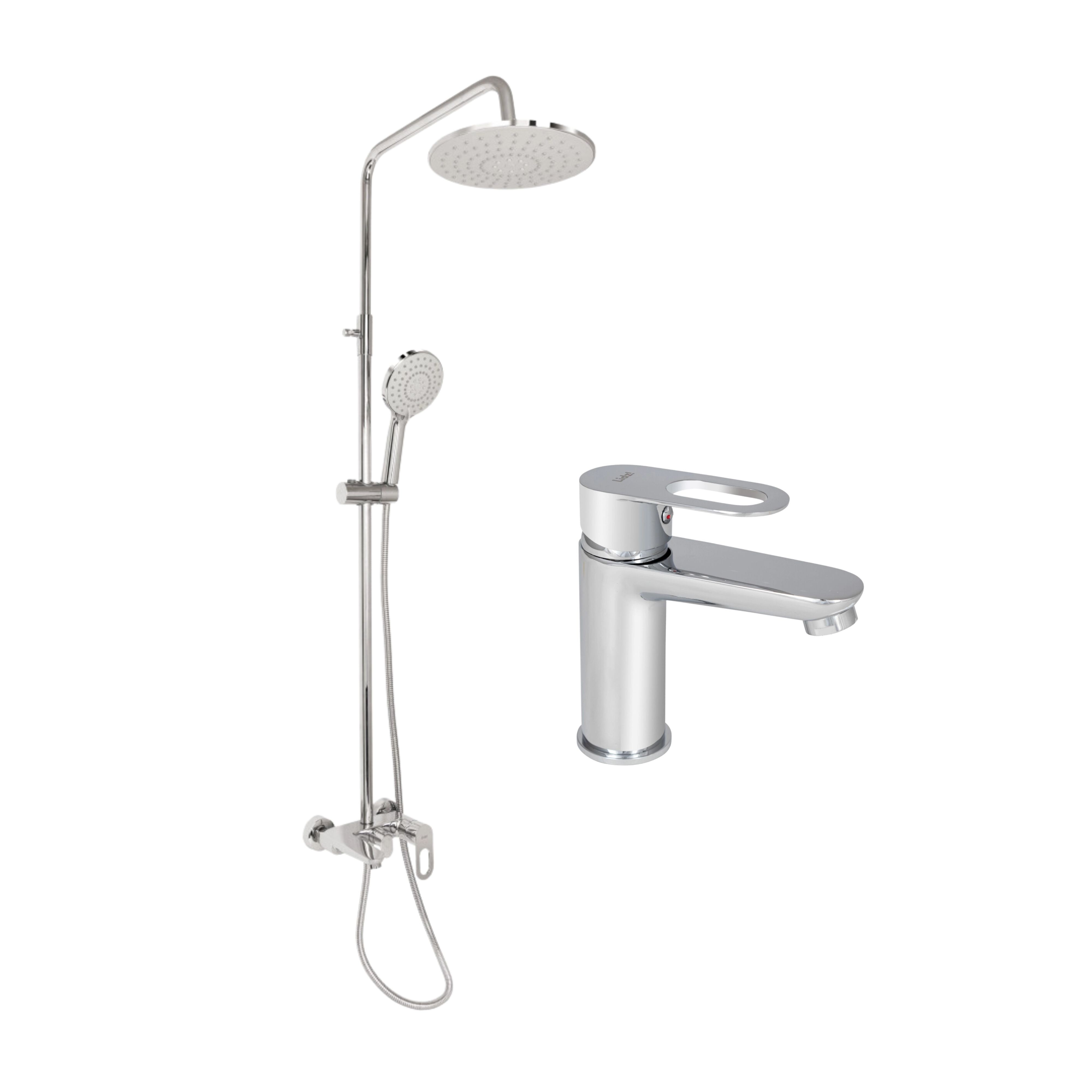 Набір змішувачів Latwa 001 + Latwa 1030 Chrome Набір змішувачів Latwa 001 + Latwa 1030 Chrome