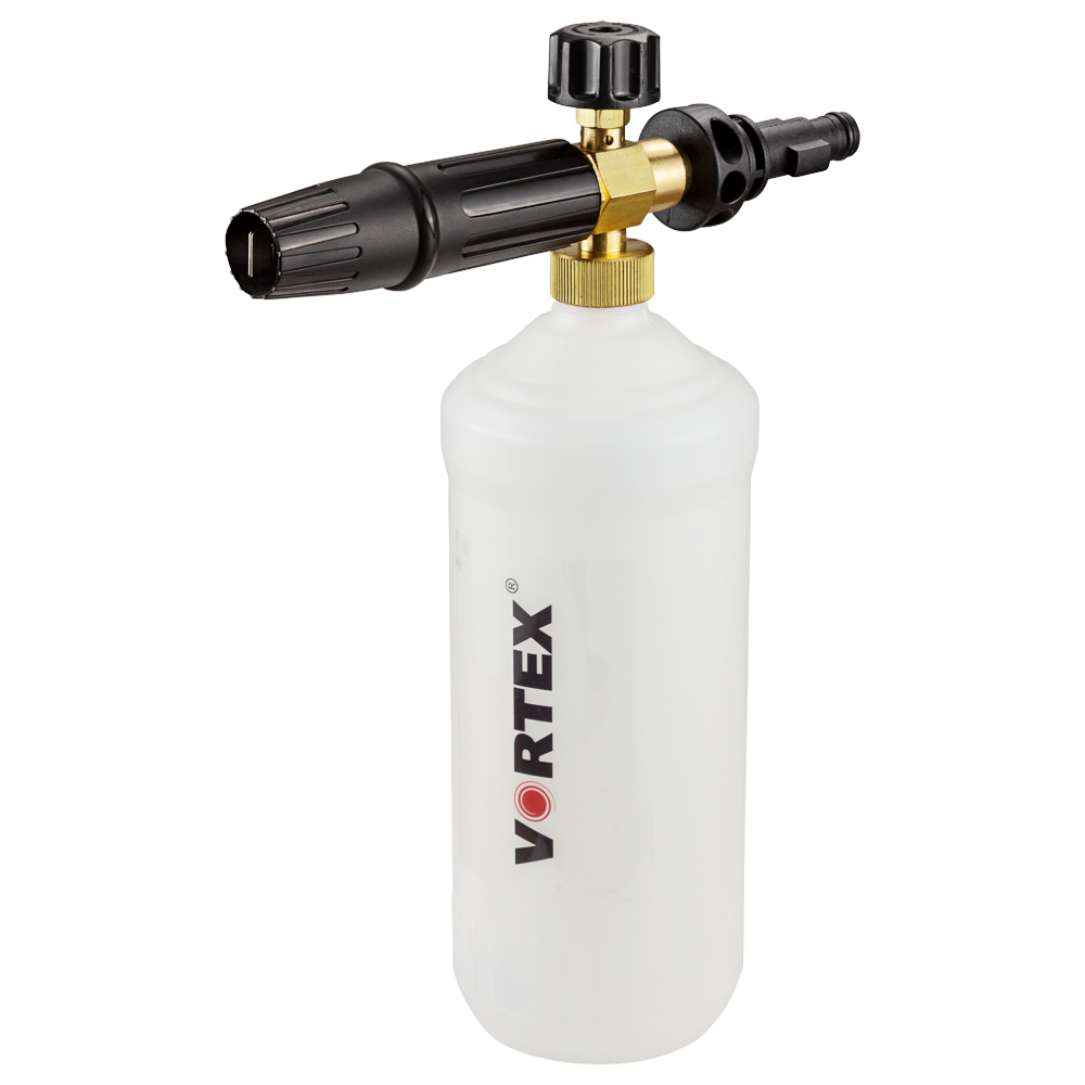 Насадка пенная Vortex (пеногенератор латунь) 1 л для моек с мощностью от 1500Вт до 3000Вт