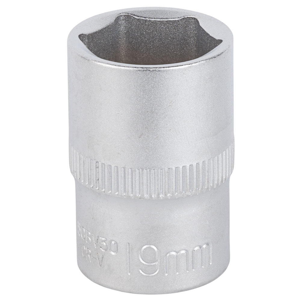 Насадка шестигранна Sigma CrV mid коротка 1/2" 19 мм