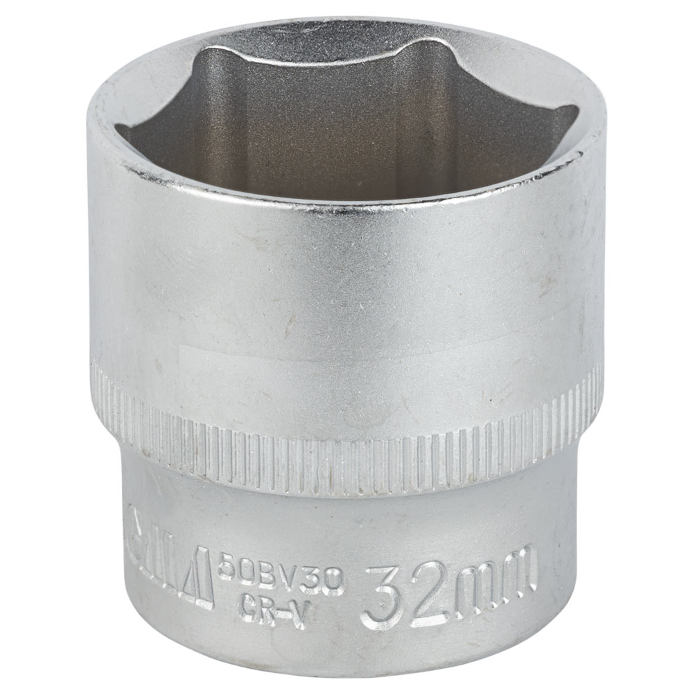 Насадка шестигранна Sigma CrV mid коротка 1/2" 32 мм