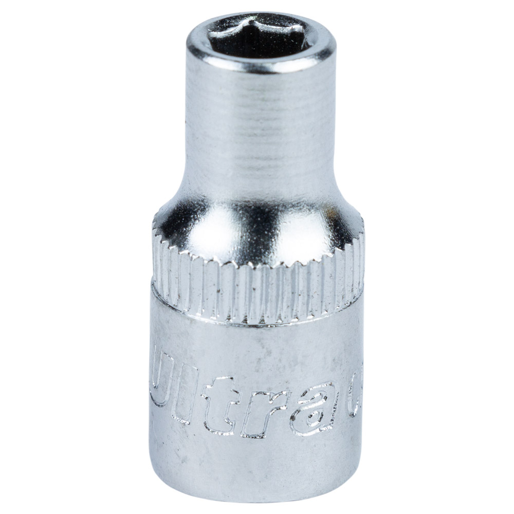 Насадка шестигранна Ultra CrV коротка 1/4" 5 мм