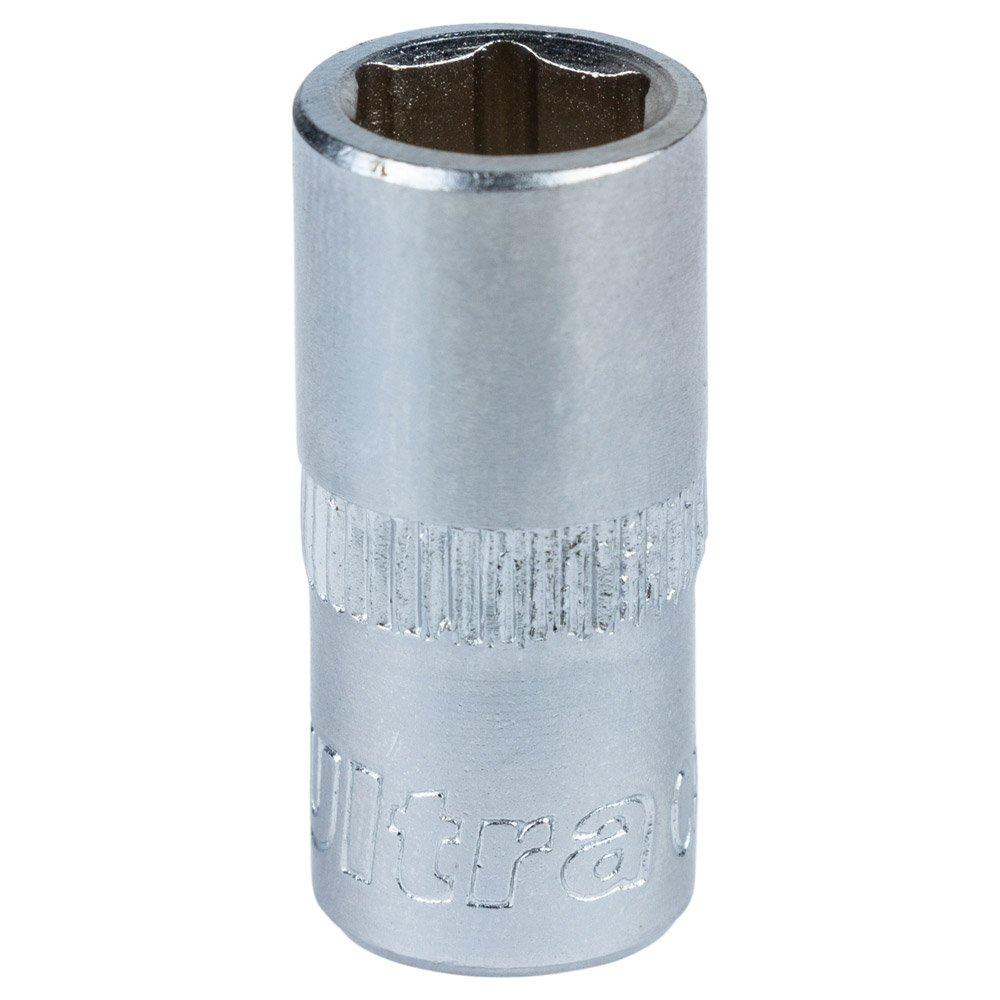 Насадка шестигранна Ultra CrV коротка 1/4" 8 мм