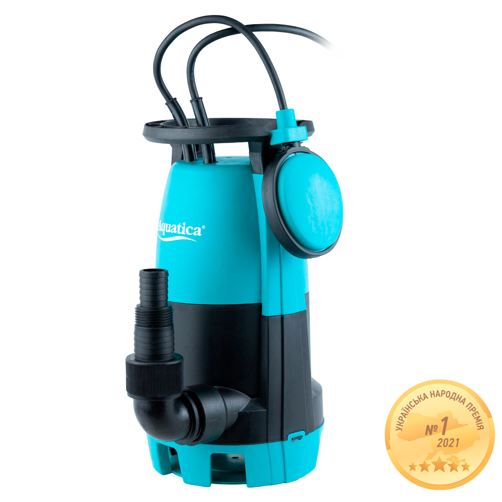 Насос Aquatica дренажний садовий 3в1 0.5кВт Hmax 6.1 м Qmax 210л/хв XKJa500E