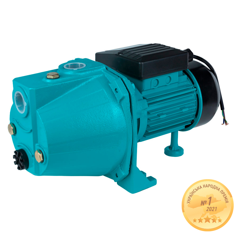 Насос Aquatica відцентровий самовсмоктуючий 1.1кВт Hmax 55м Qmax 60л/хв JETa100