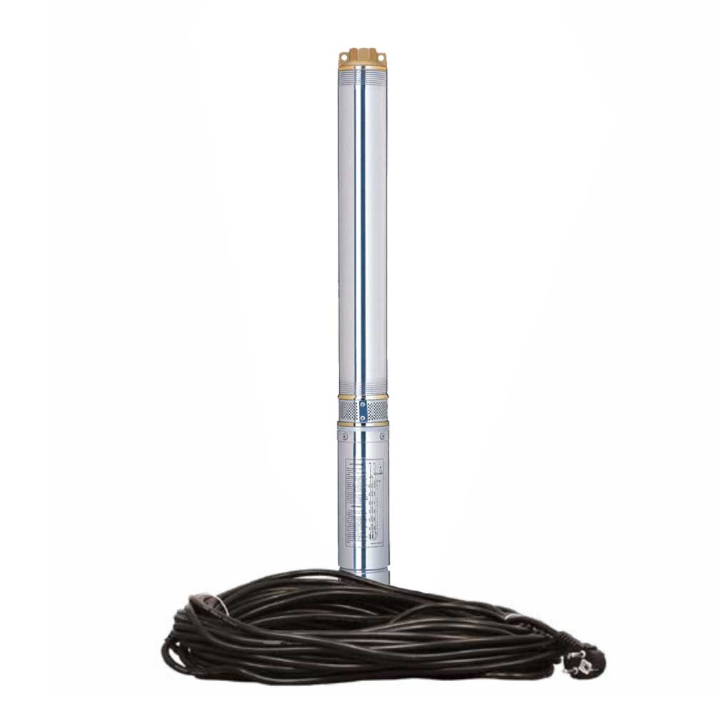 Насос Dongyin відцентровий свердловинний 0.37кВт H 66(43) м Q 40(25)л/хв Ø66 мм (кабель 30 м) 2.5SEm1.8/24