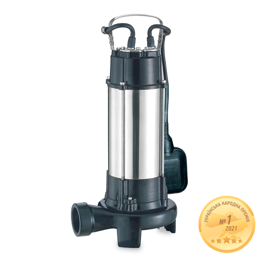 Насос каналізаційний Aquatica 1.8кВт Hmax 10 м Qmax 400л/хв (з ножем)