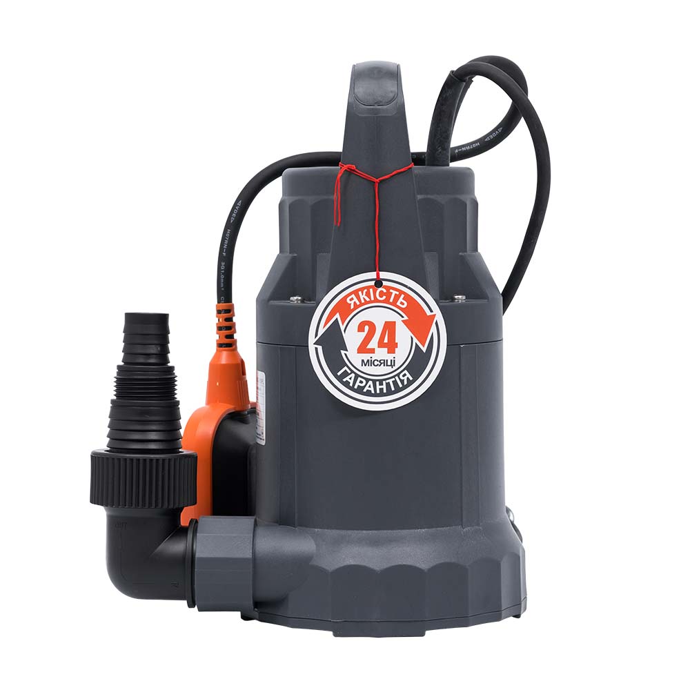 Насос Leo дренажний садовий 0.3кВт Hmax 7 м Qmax 166л/хв (част. до 5 мм)