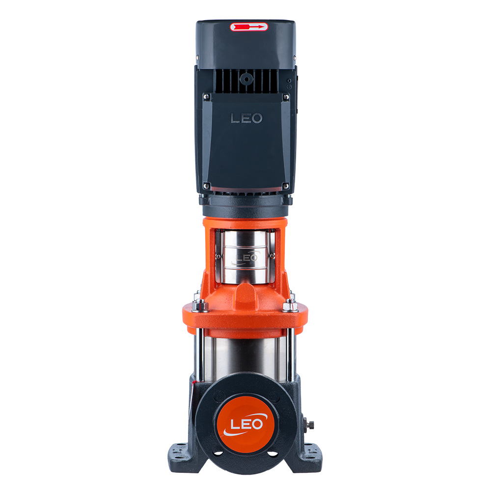 Насос Leo відцентровий багатоступінчастий вертикальний 380В 2.2кВт H 26(23) м Q 392(250) л/хв нерж 3.0 innovation LVR15-2