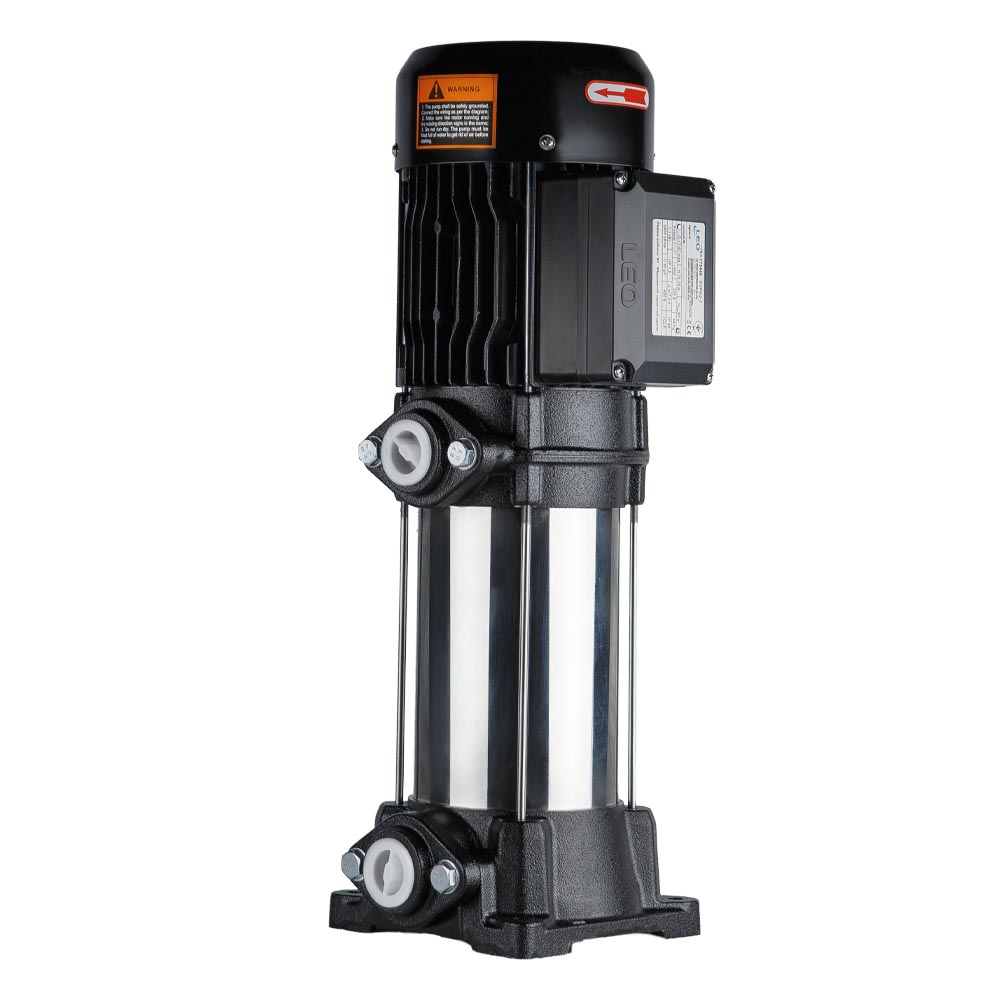 Насос Leo відцентровий багатоступінчастий вертикальний 1.1кВт Hmax 82м Qmax 67л/хв 3.0 EVPm2-7