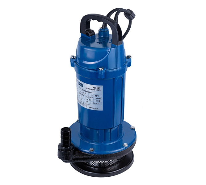 Насос Wetron дренажний 0.37кВт Hmax 15 м Qmax 140л/хв без поплавка QDX1.5-16-0.37