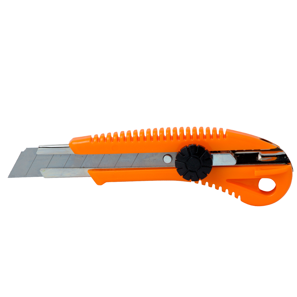 Ніж будівельний Sigma пластиковий корпуc лезо 18 мм гвинтовий замок